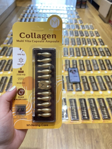 Viên dưỡng đẹp da colagen multi vita ampoule collagen