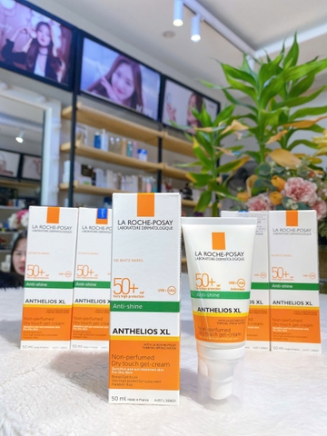Kem Chống Nắng phổ rộng cho da dầu La Roche Posay Anthelios 50+ Gel-creme Anti Brillance