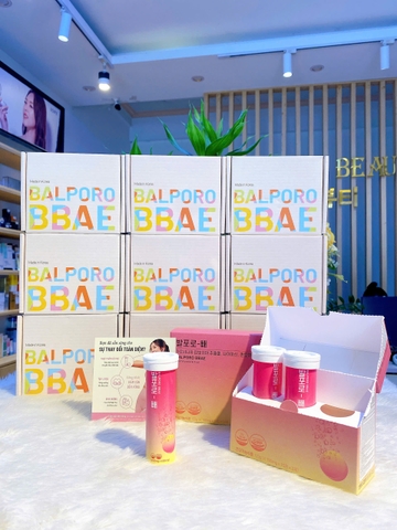 Viên sủi chuyển hoá chất béo Balporo BBae Hàn Quốc, hỗ trợ giảm cân, dưỡng da sáng mịn, phân phối độc quyền bởi BBae Lab
