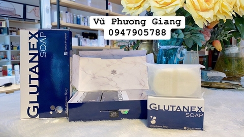 Xà phòng tắm trắng giảm thâm nách, bẹn, khửu tay, đầu gối dưỡng ẩm và mịn da Glutanex