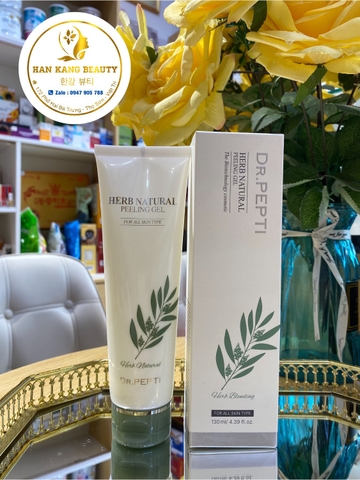 Tẩy Da Chết mịn và sáng da Dr Pepti Herb Natural Peeling Gel (có VAT)