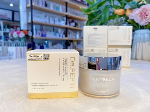Kem dưỡng ẩm, làm dịu da Dr.Pepti Centella Moist Soothing Gel Cream 70ml