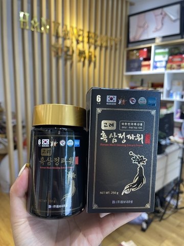 Cao Hắc Sâm Cao Cấp Korean Black Ginseng Extract Power Hàn Quốc ( 1 lọ 250g ) (có VAT)