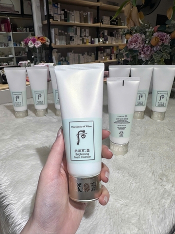 Sét sữa rửa mặt  dưỡng trắng da, làm sạch sâu  the history of Whoo Bightening Foam Cleanser Special Set
