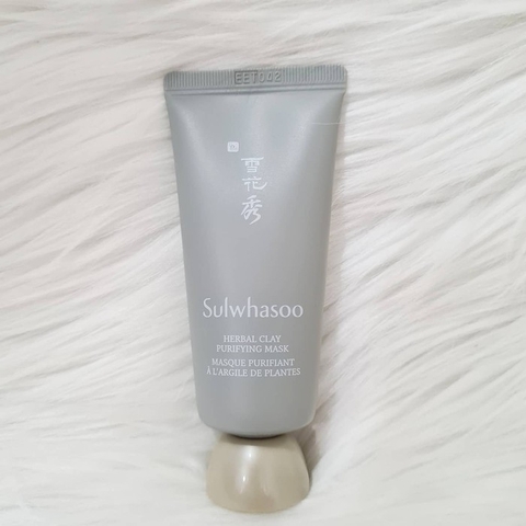 Mặt nạ đất sét trắng da mụn thải độc hút dầu Sulwhasoo Herbal Clay Purifying Mask 35ml