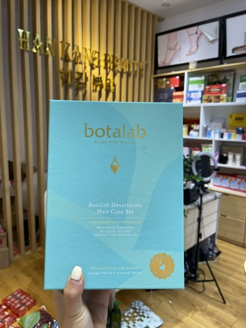 Set dầu gội+ xả chống rụng tóc, phục hồi tóc hư tổn Botalab của Incellderm (date 8.7.2023)