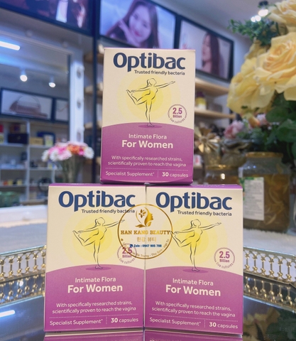 Men Vi Sinh Optibac nội địa UK mẫu mới