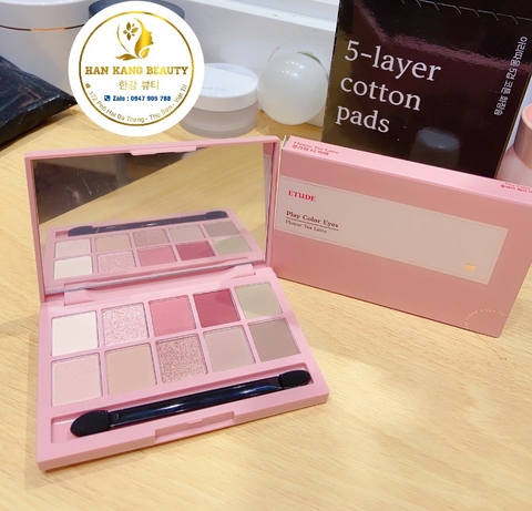 Bảng Phấn Mắt 10 Ô Etude Play Color Eyes ( flower tea latte )