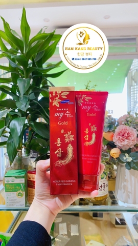 Sữa rửa mặt sâm My Gold ( Sạch sâu lỗ chân lông, ngừa mụn cám, sạch bã nhờn, giữ ẩm da) (có VAT)