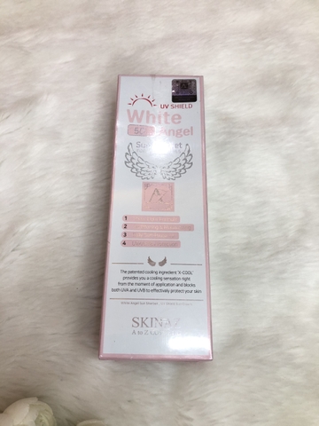 Kem chống nắng cao cấp White Angel Sun Sherbet Skinaz SPF 50 +, PA +++