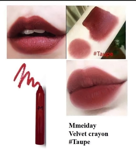 Son lì mịn Mmeiday Velvet Crayon