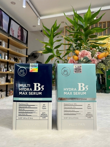 Tinh chất phục hồi, dưỡng trắng b5 Hydra b5 Max Serum Repairing & Whitening Prettyskin (có hóa đơn VAT)