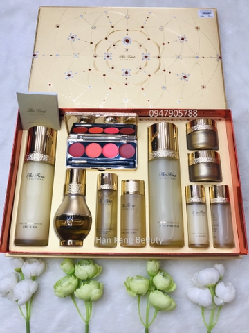 Bộ dưỡng da tái sinh vàng 24k, tế bào gốc căng bóng, mịn màng Ohui The First Geniture Special Set 10sp