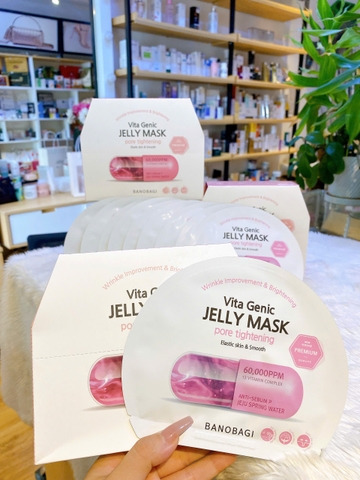 Mặt nạ se khít lỗ chân lông, mịn da cho da dầu Mặt Nạ BANOBAGI PREMIUM Vita Genic Jelly Mask Pore Tightening 30ml