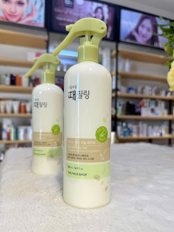 Tẩy da chết toàn thân dạng xịt Smooth Body Peel Mist The Face Shop 500ml