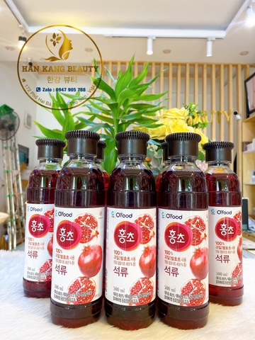 Giấm Lựu Ép Lên Men Uống Giảm Cân Hongcho Ofood Hàn Quốc