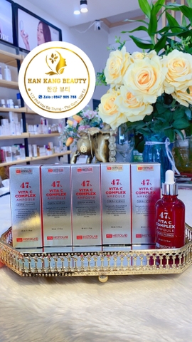 Serum Dưỡng Trắng Da Histolab 47% Vita C Complex Ampoule 50ml