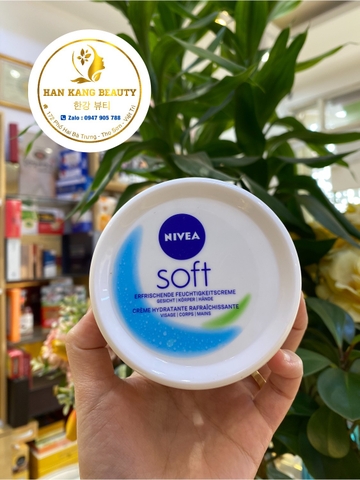 Kem dưỡng ẩm, kem bôi nẻ Nivea Soft 200ml - Nội địa Đức