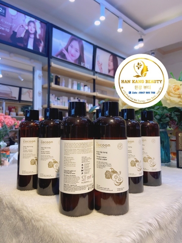 Nước tẩy trang bí đao Winter Melon Micellar water Cocoon tẩy sạch makeup giảm dầu 500ml