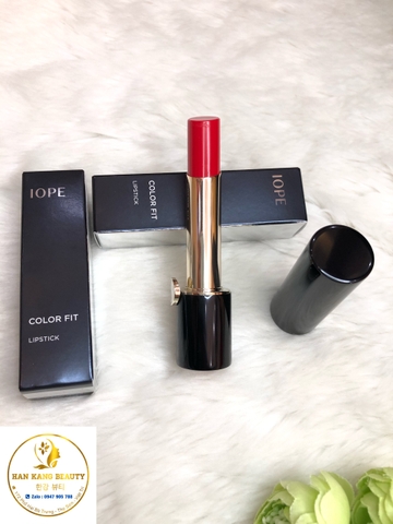 Son lì cao cấp lên màu chuẩn IOPE Color Fit Lipstick (màu 43 đỏ cam)