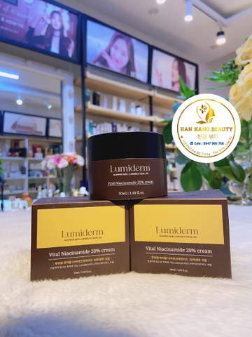 Kem dưỡng trắng da Lumiderm Vita Niacinamide 20% Cream