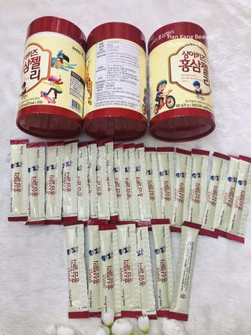 Thạch Hồng Sâm SangA Korean Red Ginseng Jelly Baby phát triển trí não, chiều cao, tăng sức đề kháng