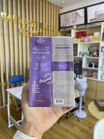 Volume77 Magic Bubble Tox Tone Up - Kem dưỡng trắng da, mờ nhăn chống lão hóa