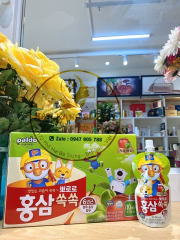 Nước hồng sâm hoa quả trẻ em Paldo Pororo