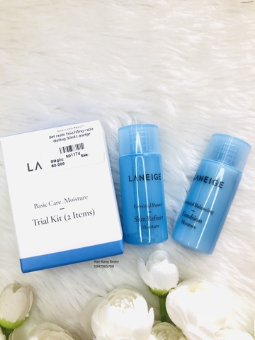 Set nước hoa hồng+sữa dưỡng 30ml Laneige
