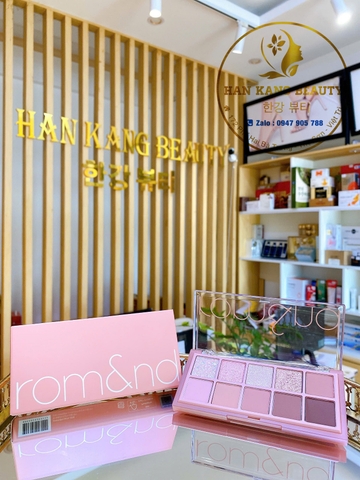 Bảng phấn mắt Romand Better Than Palette #03 Rosebud Garden: Tone hồng đất trẻ trung