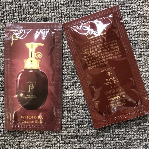Gói dầu xả phục hồi cho tóc rụng và uốn nhuộm tinh chất đông y Whoospa Esence Rinse