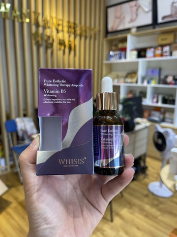 Serum tế bào gốc  dưỡng trắng da Vitamin B5 WHISIS Pure Esthetic Whitening Therapy Ampoule