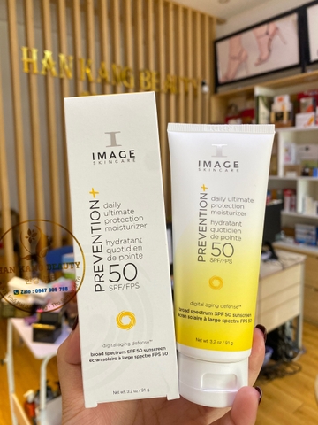 Kem chống nắng phổ rộng cho mọi loại da Image Skincare Prevention+ Daily Ultimate Protection Moisturizer SPF 50/30 91g  ( Hàng công ty)