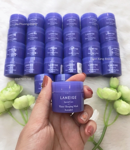 Mặt Nạ Ngủ Cho Làn Da Căng Mọng Nước Laneige Water Sleeping Mask [Mini 15ml]