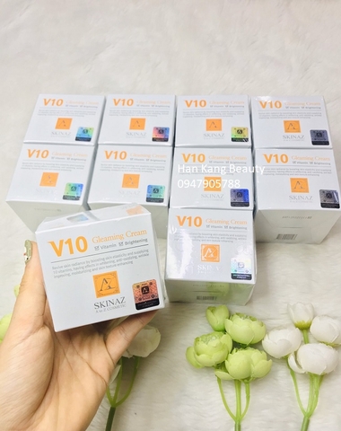 Kem dưỡng da Skinaz V10 Gleaming Cream