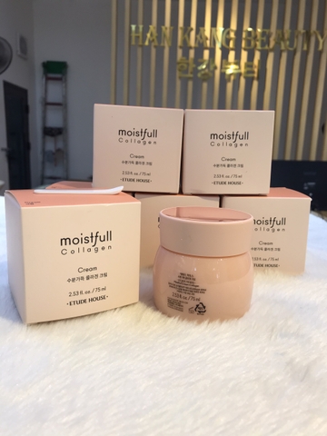 Kem Dưỡng Ẩm Mịn, Săn Chắc Da Etude House Moistfull Collagen Cream 75ml ( Mẫu mới )