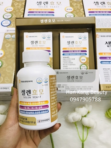 Viên uống tăng cân Vitamin tổng hợp Daewoon SELEN YEAST