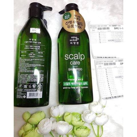 Dầu Xả Kiểm Soát Dầu Thừa, Phục Hồi Tóc Hư Tổn Mise En Scene Scalp Care 680ml