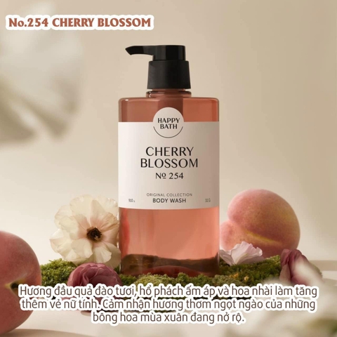 Sữa tắm dưỡng ẩm, tẩy da chết làm sáng da Happy Bath Original Collection ( Mẫu mới 910g )