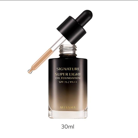 Kem nền MISSHA Signature Super Light Oil Foundation 30ml (C23)