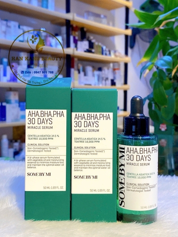 Tinh chất Trị Mụn Some By Me AHA-BHA-PHA 30 Days Miracle Serum (có VAT)