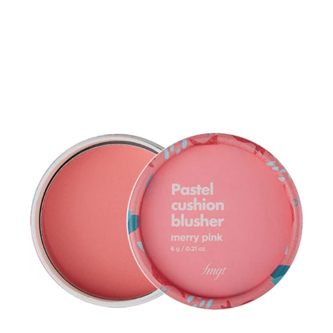 Phấn Má hồng Pastel Cushion Blusher The Face Shop #03: Merry Pink hồng phấn