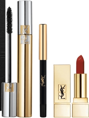 Set YSL 3 Món Mascara N1,Chì ,Son N1966 Your Miniatures* Dessin Du Regard Waterproof N1 & Rouge Pur Couture N1966