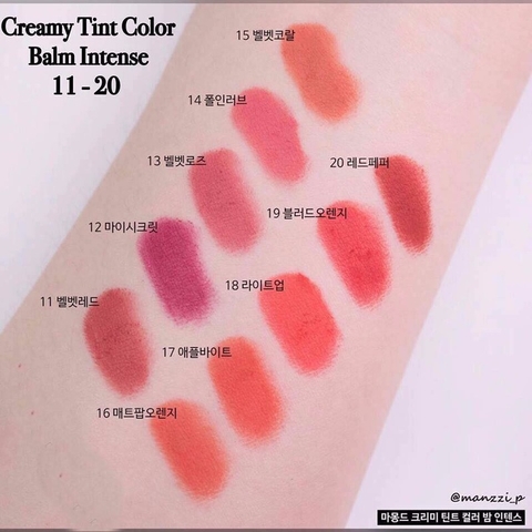 Son Mamonde Creamy Tint Color Balm Intense.