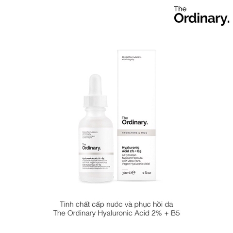 Serum cấp nước, làm dịu và phục hồi da The Ordinary Hyaluronic Acid 2% + B5