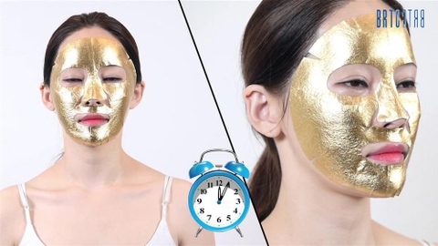 Mặt nạ chống lão hóa trắng da AHC Premium Hydra Gold Foil Mask 25g