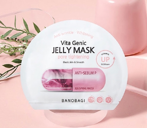 Mặt nạ se khít lỗ chân lông, mịn da  cho da dầu  Banobagi Vita Genic Jelly Mask Pore Tightening