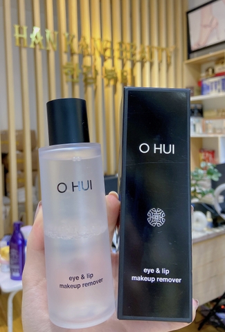 Tẩy trang Mắt, Môi Dịu Nhẹ Sạch Sâu Ohui Real Color Eye Lip Makeup Remover 120ml