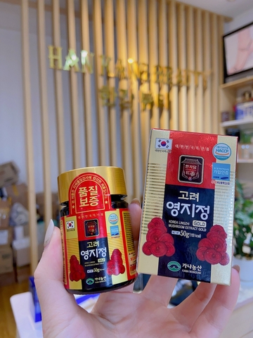 ( Mã sai ) Cao linh chi đỏ Kana Nongsan Korean Lingzhi Mushroom Extract Gold 250gr