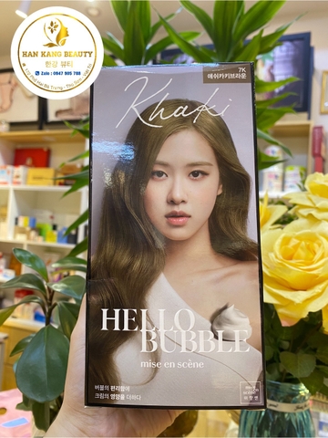 Nhuộm tóc dạng bọt Mise En Scene Hello Bubble ( Mẫu New 2023 )